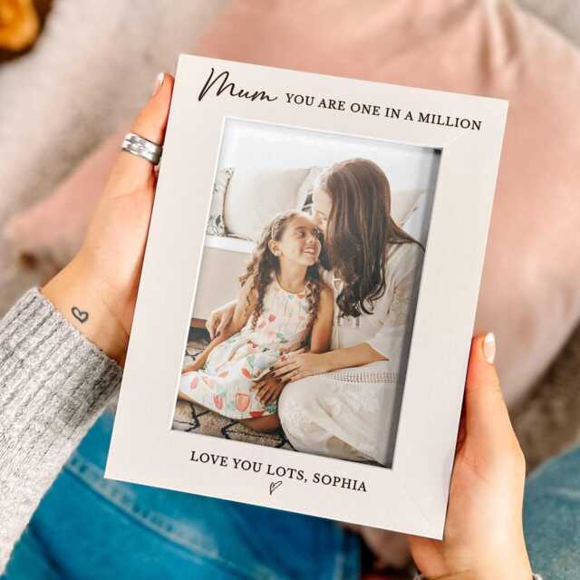 Personalised Birthday Gifts For Mum, Present Mum From Daughter, Custom Mothers Day Gift Photo Frame - image 1
