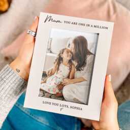 Personalised Birthday Gifts For Mum, Present Mum From Daughter, Custom Mothers Day Gift Photo Frame - thumbnail 1