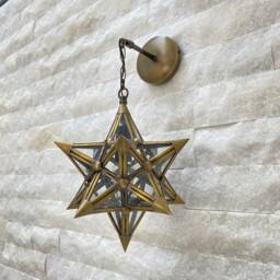 Star Lamp, Wall Light, Wall Sconce, Morocco Light, Morocco Lighting, Turkish Light, Morocco Lamp, Moravian Lamp, Moravian Star Light - thumbnail 2