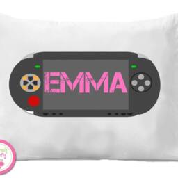 Personalized Video Game Controller Pillow Case, Boys Bedding - thumbnail 2