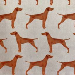 Hungarian Vizsla Dog Print Cream Cushion Cover - Lover Gift, Home Decor, Pillow Cover, Home & Living, Decorative Pillow, 38x38cms - thumbnail 3