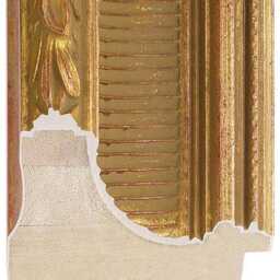 Ornate Gold Gilt Wood Picture Frame, French Fluted Design - thumbnail 4