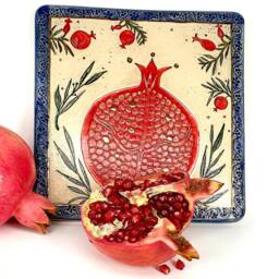 Pomegranate - Ceramic Wall Decor - thumbnail 3