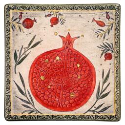 Pomegranate - Ceramic Wall Decor - thumbnail 2