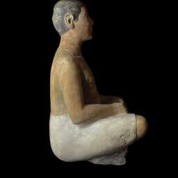 Egyptian Scribe Statue Ancient Egypt Replica Artifact - thumbnail 3