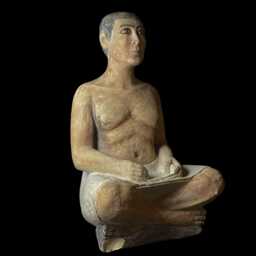 Egyptian Scribe Statue Ancient Egypt Replica Artifact - thumbnail 2