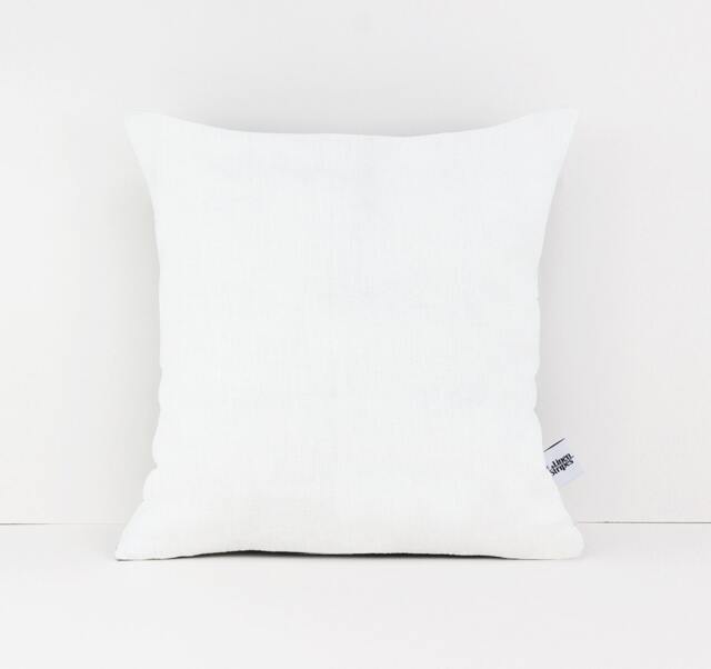 White Linen Cushion Cover. Organic Bedding. Pillow Cover 20x20. Pillowcase. Euro Sham. Throw - image 1