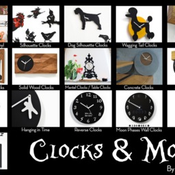 Sugar Skull Catrina Calavera Scarlette Hair - Wall Clock - thumbnail 3