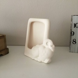 Ceramic Ready To Paint Picture Frame, Love Romantic Gift, Girlfriend Boyfriend Valentine Birthday Hearts - thumbnail 4
