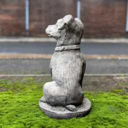 Garden Russell Terrier Dog Figurine Stone Sculpture Handmade Puppy Statue Outdoor Decor Cement Memorial Ornament Lover Gift - thumbnail 4