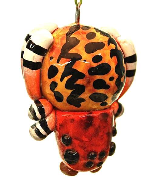 Orange Orb Spider Christmas Ornament - image 1