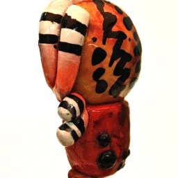 Orange Orb Spider Christmas Ornament - thumbnail 2