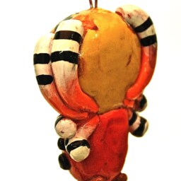 Orange Orb Spider Christmas Ornament - thumbnail 3