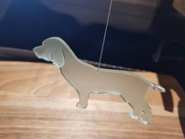 Spaniel Decoration, Ornament, Dog Tree Decoration, Lover, Dog Bauble, Breed Deco, Owner Gift, Dec, Spaniel - image 1