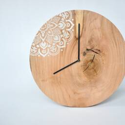 Loft Clock - Large Oak 43cm - thumbnail 4