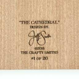 "Layered 3D Wood Art - ""The Cathedral" - thumbnail 4