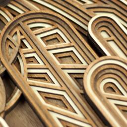 "Layered 3D Wood Art - ""The Cathedral" - thumbnail 2