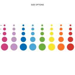 Rainbow Polka Dots - Vinyl Wall Decals Colorful Confetti Spots Round Circles Stickers Size Options Baby Nursery Boys Girls Kids Room - thumbnail 3