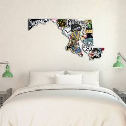 Maryland, We've Got Crafts - Maryland Craft Beer Signs Map, Bonus Room, Game Wall Art, Decor, Bar Man Cave - thumbnail 4