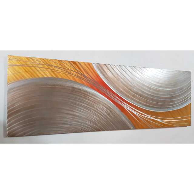 "Modern Abstract Metal Wall Art, 3D Sculpture, Indoor Outdoor, " - image 1