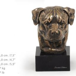 Rottweiler, Dog Marble Statue, Limited Edition, Artdog. Made Of Cold Cast Bronze. Solid, Perfect Gift. Limited Edition - thumbnail 2
