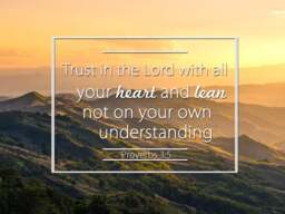 Proverbs 35 #7 Niv Trust in The Lord With All Your Heart Scripture Art, Framed Bible Verses, Religious Framed Art, Wall Hangings, Christian - thumbnail 1