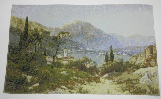 Gobelin Tapestry Italian Riviera 26x15.5 in 64x40 cm Wall Fabric - image 1