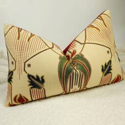 Mackintosh Art Deco Cushion Cover Lumbar Pillow Sham Nouveau 1920S Tapestry Style Victorian Alexandra Design - thumbnail 2