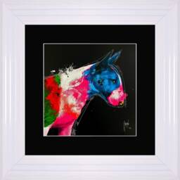 Patrice Murciano Wall Art -Bull Pop - Framed Print With Border - 55cm X 55cm Choice Of Frame Colour - thumbnail 4