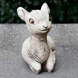 Concrete Deer Sculpture Outdoor Figurine Stone Animal Decoration Wildlife Ornament Handmade Deer Lover Gift Garden & Home Statue - thumbnail 2