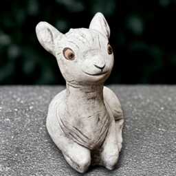 Concrete Deer Sculpture Outdoor Figurine Stone Animal Decoration Wildlife Ornament Handmade Deer Lover Gift Garden & Home Statue - thumbnail 4