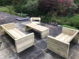Garden Furniture. Sleeper Sofa Set. Also Available As A Corner Sofa