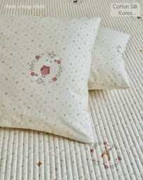 Korean Cotton Silk Quilted Bedding Set Handmade Patchwork Bedspread