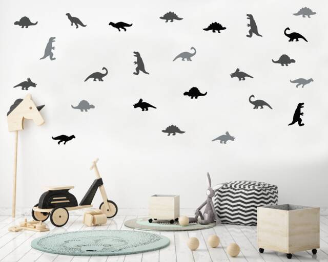 40 Dinosaur Wall Decals Kids Room, Nursery Decor - image 1