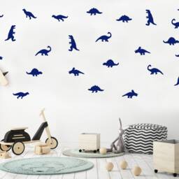 40 Dinosaur Wall Decals Kids Room, Nursery Decor - thumbnail 4