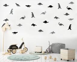 40 Dinosaur Wall Decals Kids Room, Nursery Decor - thumbnail 1