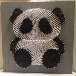 Panda String Art - thumbnail 1