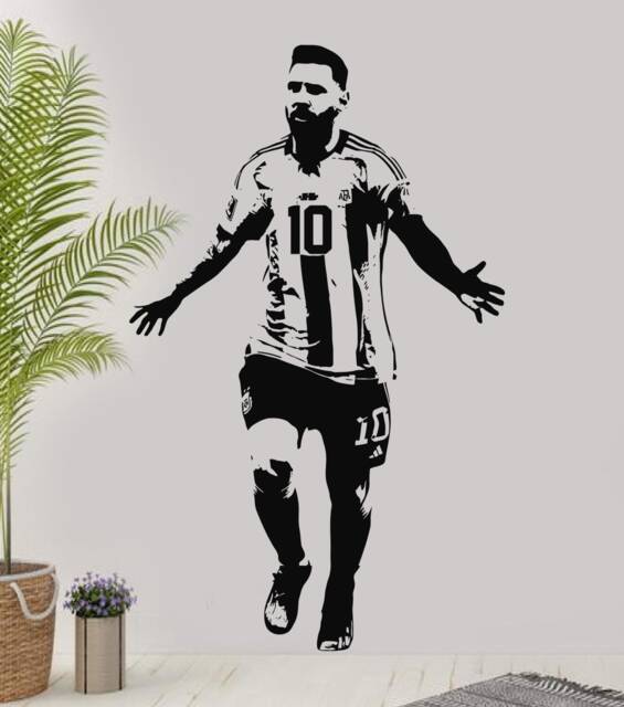 Argentina Goat Football Wall Sticker Soccer Fan Decor - image 1