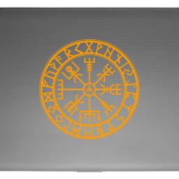 Wall Sticker Vegvisir - Nordic Protection Symbol Wall Sizes & Colors Selectable - thumbnail 4