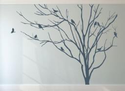 Wall & Window Decals Realistic Winter Tree Stick On Art Sticker Home Decor By Decalisland -Winter Decal Sd 051