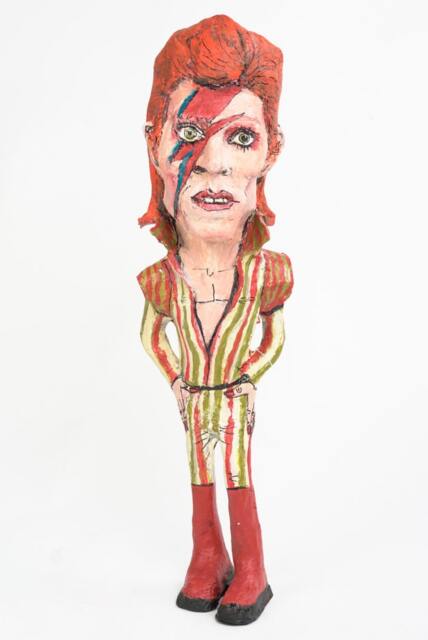 David Bowie Paper Mache Figure - image 1