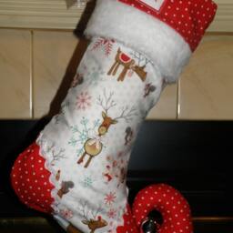 Christmas Stocking With Personalized Name Tag - Elf - thumbnail 2