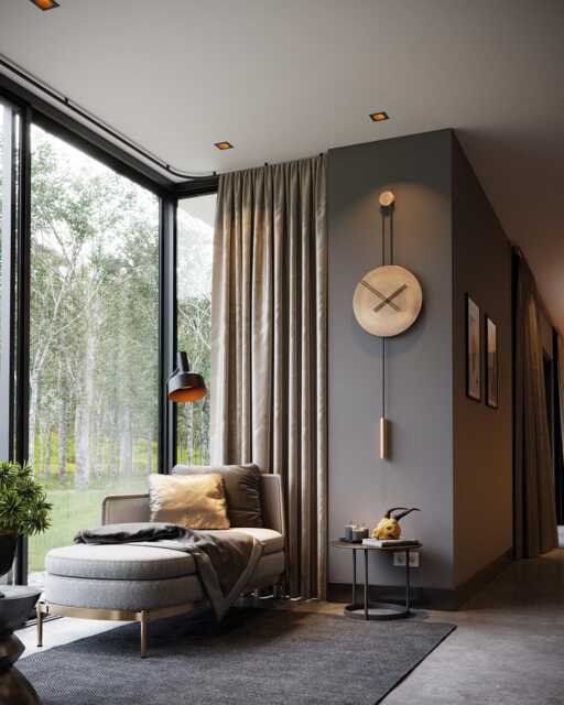 Large Pendulum Wall Clock - Serenity, Luxury Housewarming Gift, Modern Elegant Decor - image 1