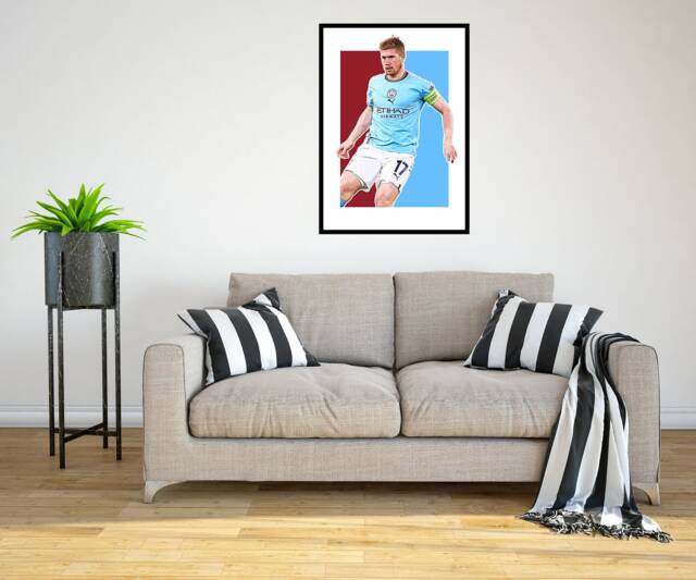 Kevin De Bruyne 2022/23 Digital Art Print - On Foamex Board Or Photo Paper - image 1