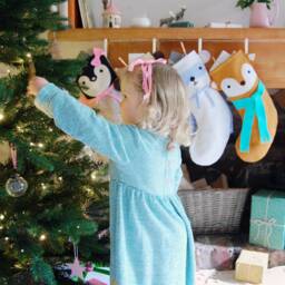 Dress Up Penguin Felt Christmas Stocking - thumbnail 4