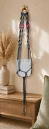 Macrame Plant Hanger With Pot - Hangers Plants Holder Gardening Gifts Indoor - thumbnail 1