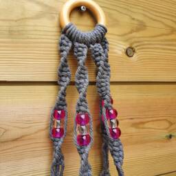 Macrame Plant Hanger With Pot - Hangers Plants Holder Gardening Gifts Indoor - thumbnail 2