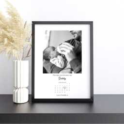 First Fathers Day Gift, Daddy Print, Personalised Photo Frame For Daddy, The You Became My Picture Print - thumbnail 2