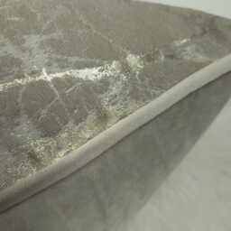 Luxury Piped Lava Stone Cushion Cover Gold Marble Design For New Home Designer Handmade Pillow/(Only Cover - thumbnail 4