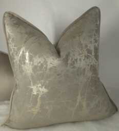 Luxury Piped Lava Stone Cushion Cover Gold Marble Design For New Home Designer Handmade Pillow/(Only Cover